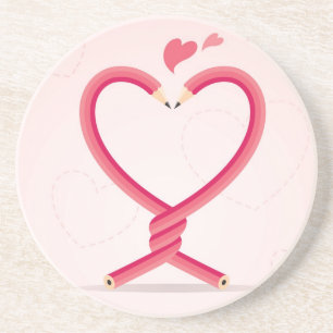 Pencils in Love Coaster