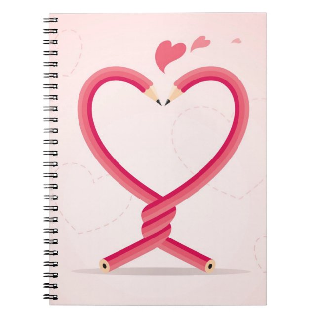 Pencils in Love Notebook (Front)