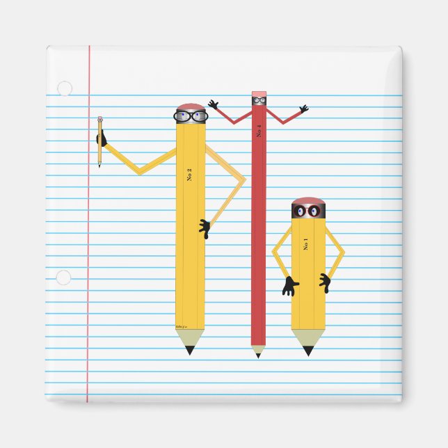 Pencils Magnet (Front)