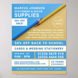 Pencils, Stationery & Office Supplies, Stationer Poster