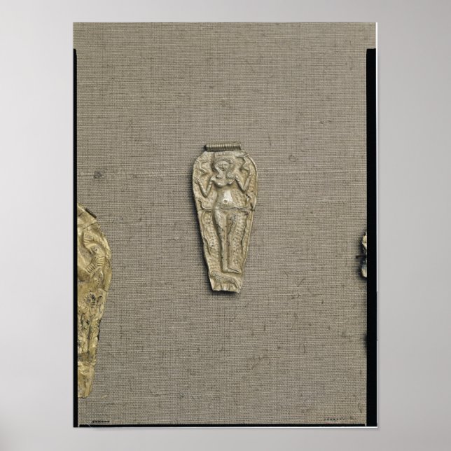 Pendant depicting Astarte, goddess of fertility Poster (Front)