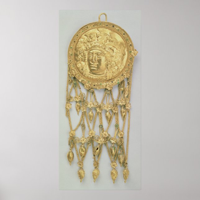 Pendant with the head of Athena Parthenos Poster (Front)