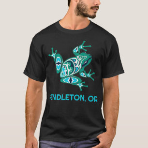 Pendleton Oregon Frog PNW Indian Art Native Americ T-Shirt