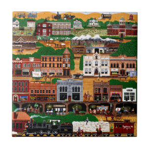 Pendleton ~ The Wild West Ceramic Tile