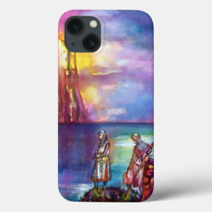 PENDRAGON Mediaeval Knights,Lake Sunset,Fantasy iPhone 13 Case