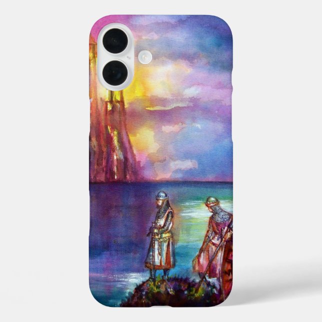 PENDRAGON Mediaeval Knights,Lake Sunset,Fantasy Case-Mate iPhone Case (Back)