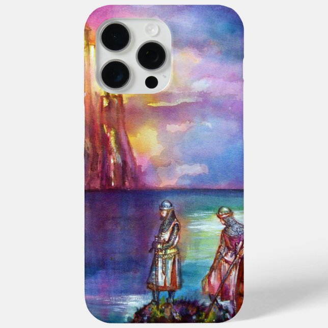 PENDRAGON Mediaeval Knights,Lake Sunset,Fantasy Case-Mate iPhone Case (Back)