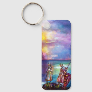 PENDRAGON Mediaeval Knights,Lake Sunset,Fantasy Key Ring