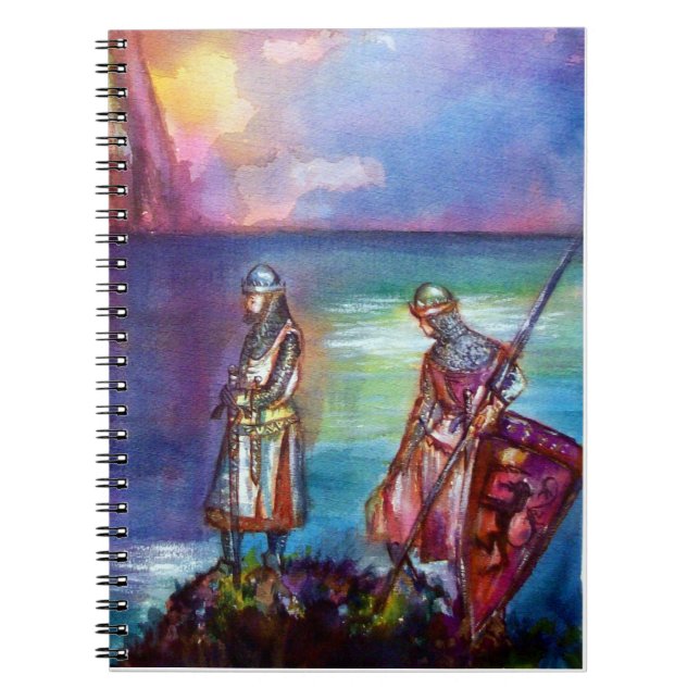 PENDRAGON Mediaeval Knights,Lake Sunset,Fantasy Notebook (Front)