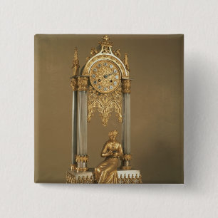 Pendule de Paris, c.1830 15 Cm Square Badge