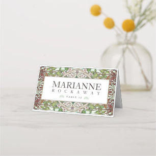 PENELOPE 01 A - Wedding Place Cards - Art Nouveau