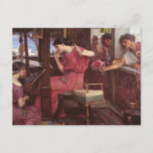Penelope and Her Suitors Postcard