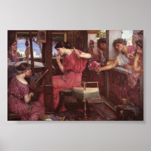 Penelope and Her Suitors Poster (Front)