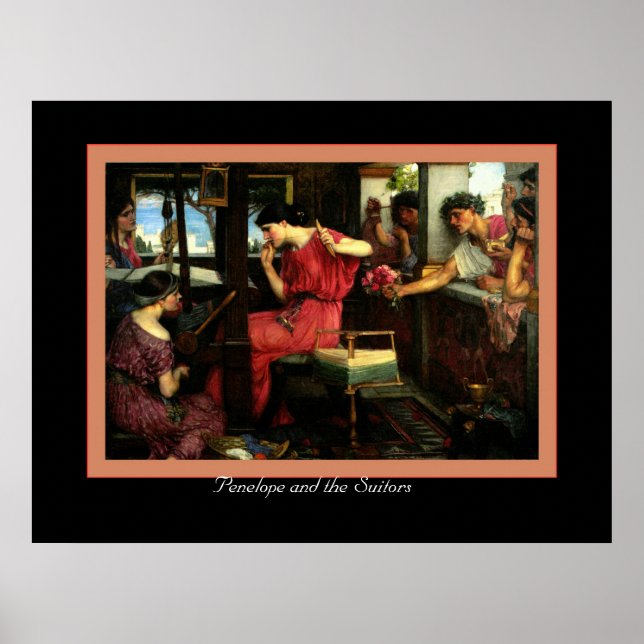 Penelope and the Suitors Poster (Front)