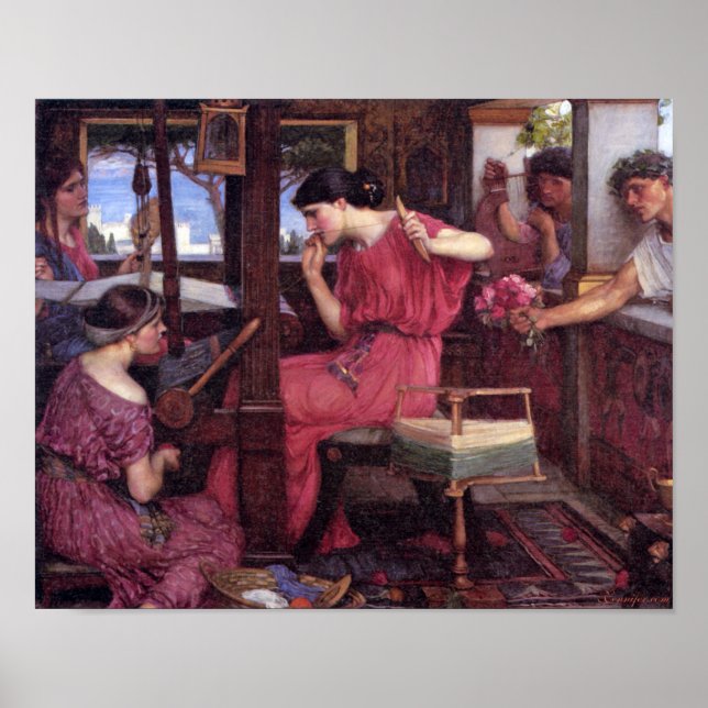 Penelope and the Suitors Poster (Front)