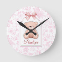 Penelope | Custom Pink Teddy Bear Nursery Design