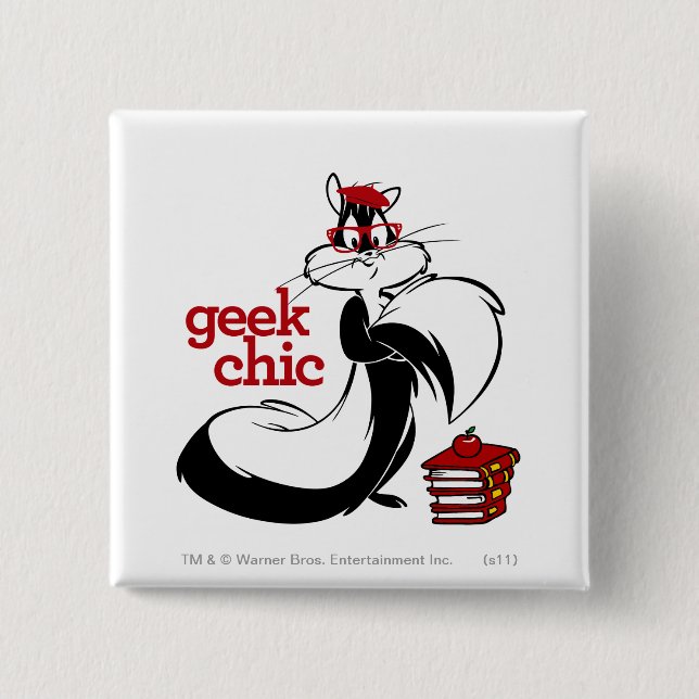 Penelope  - Geek Chic 15 Cm Square Badge (Front)