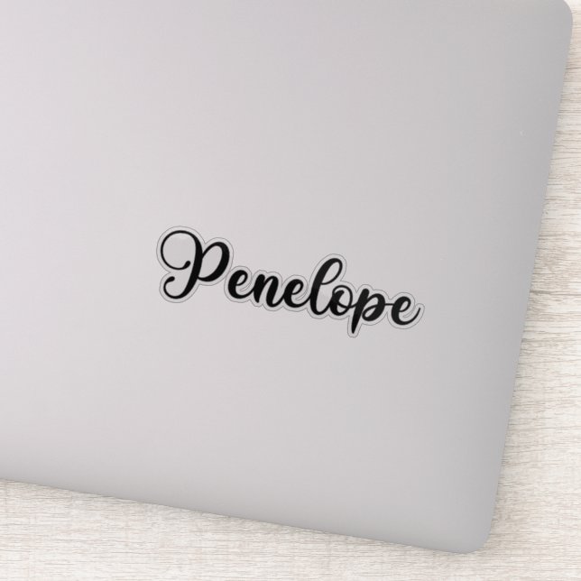 Penelope Name - Handwritten Calligraphy (Detail)