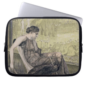 Penelope weaving a shroud for Laertes her father-i Laptop Sleeve