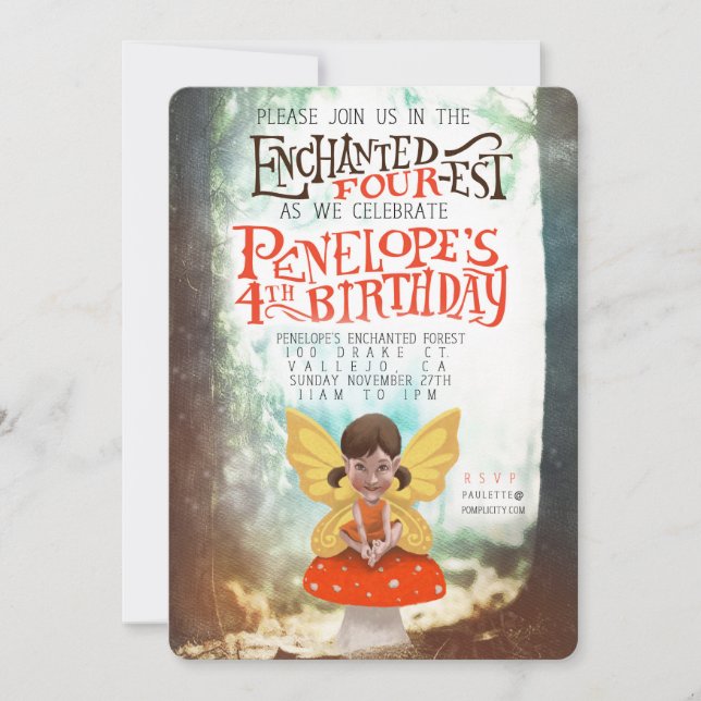 Penelope's Invites - 5x7 Rounded Corners (Front)