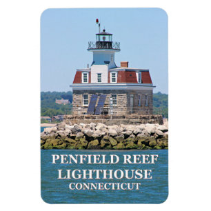Penfield Reef Lighthouse, Connecticut Flexi Magnet
