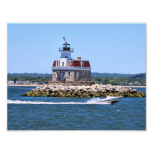 Penfield Reef Lighthouse, Connecticut Photo Print