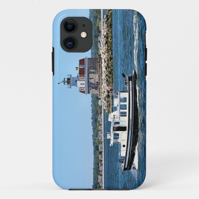 Penfield Reef Lighthouse, CT iPhone Case 5/5s (Back)