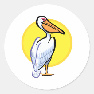Penga Pelican Classic Round Sticker