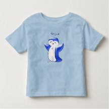 Pengu Happy Penguin (Blue) Toddler Tshirt
