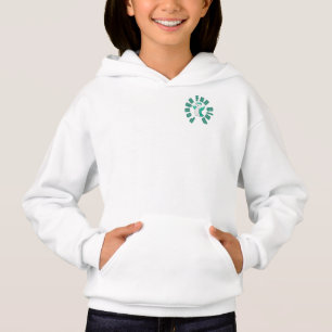 Pengu Happy Penguin Fun Club(Green-W) Kids Hoodie