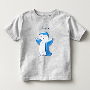 Pengu Happy Penguin(Lt Blue) Toddler Tshirt