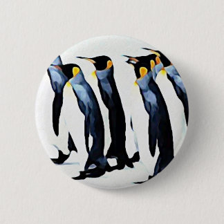 Penguin 6 Cm Round Badge