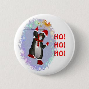 Penguin 6 Cm Round Badge