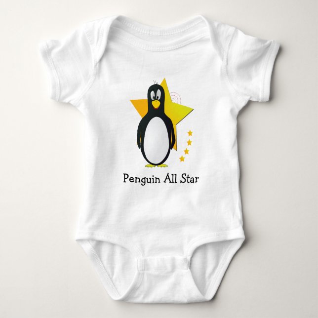 Penguin All Star Baby Tee (Front)