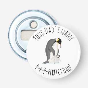 Penguin and chick 'perfect dad' bottle opener