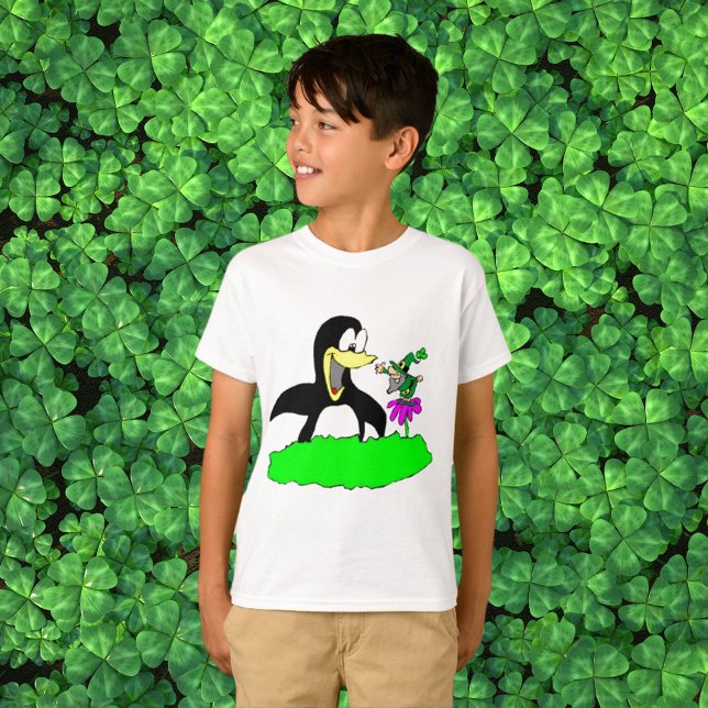 Penguin and Leprechaun Kids T-Shirt (Penguin and Leprechaun Kids T-Shirt)