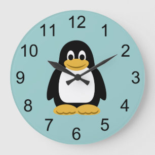 Penguin Animal Wall Clock