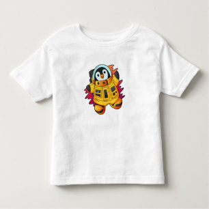 Penguin as Astronaut in Suit Toddler T-Shirt