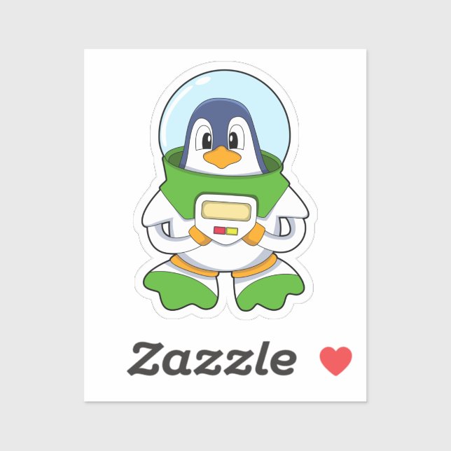Penguin as Astronaut with Costume (Sheet)