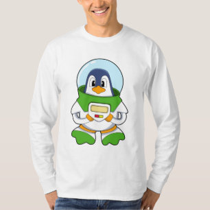 Penguin as Astronaut with Costume T-Shirt