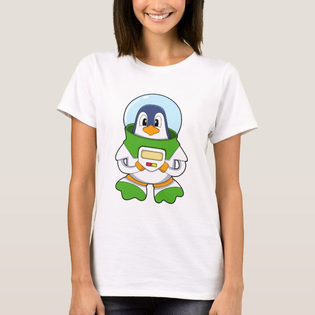 Penguin as Astronaut with Costume T-Shirt (Front)