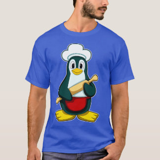 Penguin as Baker with Rolling pin T-Shirt