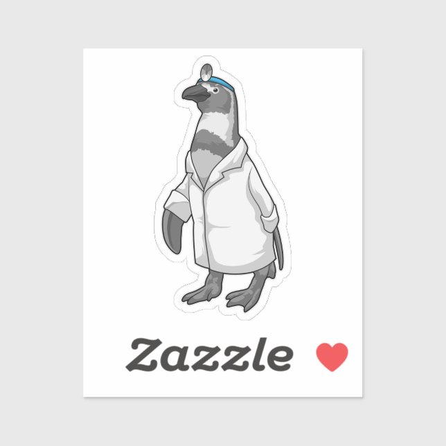 Penguin as Doctor with Doctor's coat (Sheet)