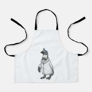 Penguin as Doctor with Doctor's coat Apron