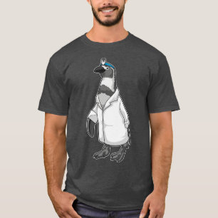 Penguin as Doctor with Doctors coat T-Shirt
