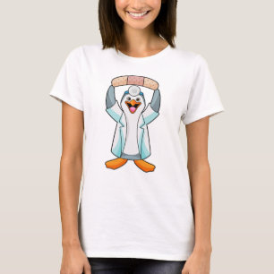 Penguin as Doctor with Plaster T-Shirt