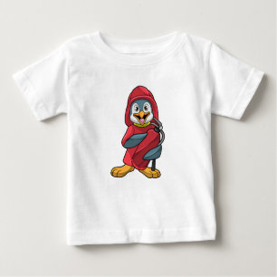 Penguin as Firefighter with Extinguisher Baby T-Shirt