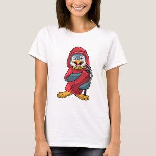 Penguin as Firefighter with Extinguisher T-Shirt