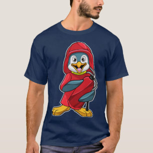Penguin as Firefighter with Fire extinguisher T-Shirt