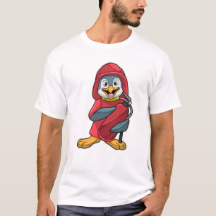 Penguin as Firefighter with Fire extinguisher T-Shirt
